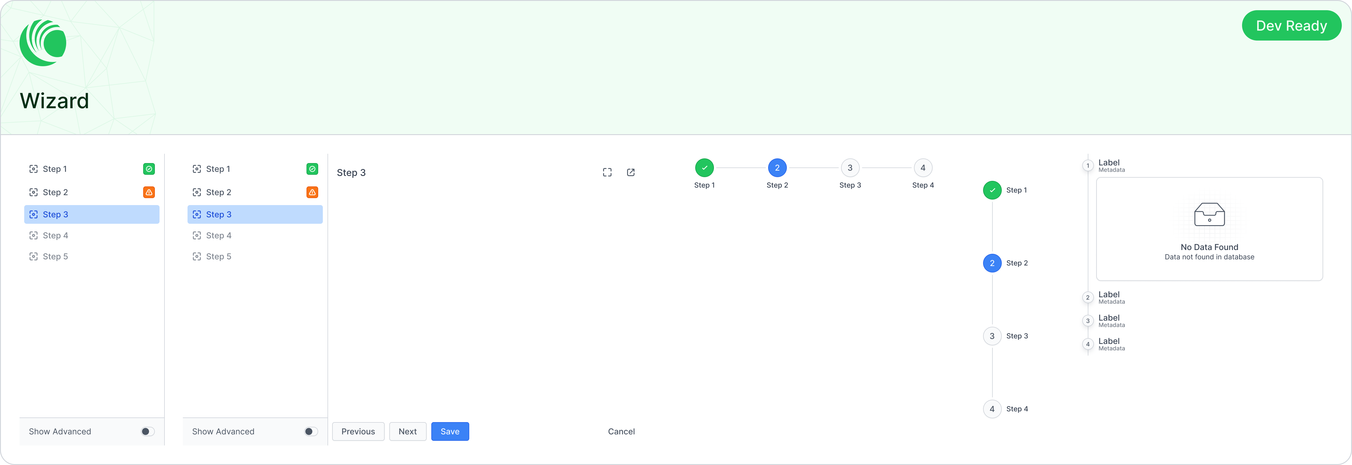 Multi-Step Hardware Setup Wizard